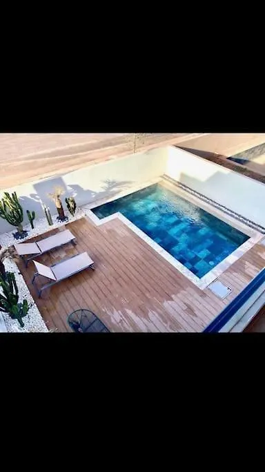 Villa California Vue Atlas Avec Piscine Chauffee Marrakesh Morocco