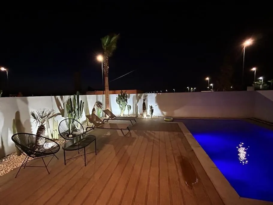 Villa California Vue Atlas Avec Piscine Chauffee Marrakesh Morocco
