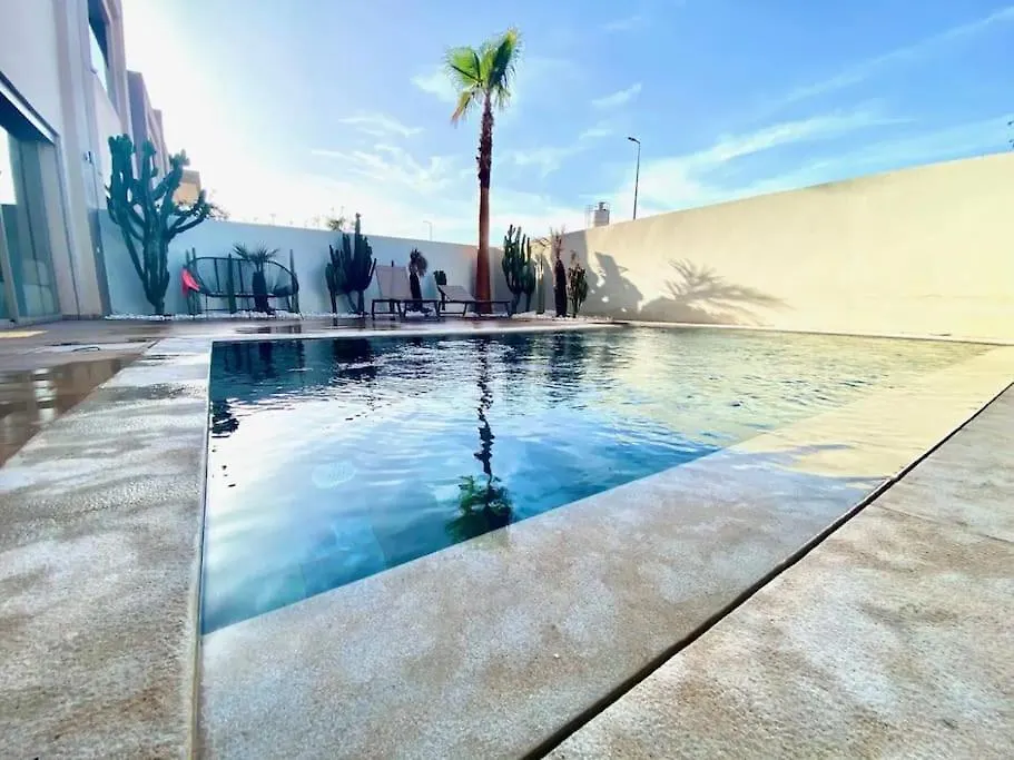 Villa California Vue Atlas Avec Piscine Chauffee Marrakesh
